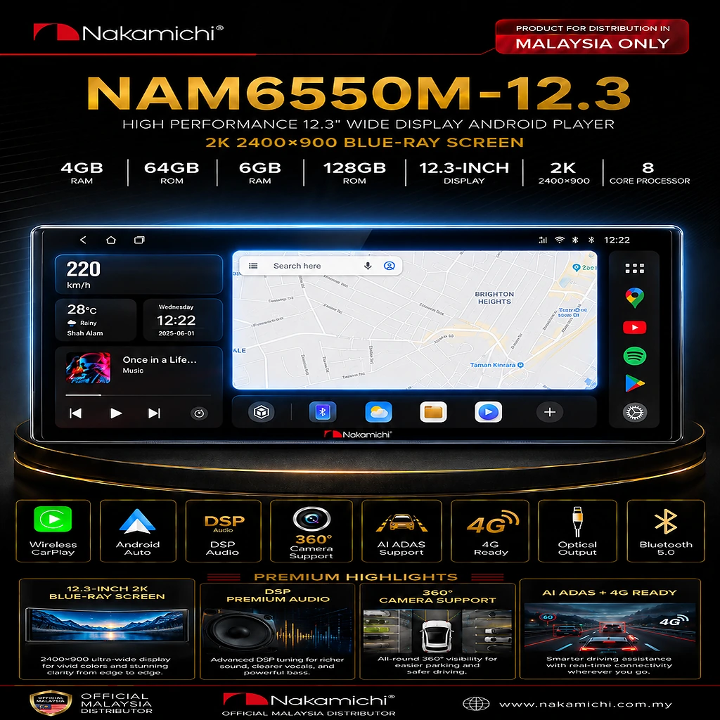 Nakamichi NAM6550M 12.3