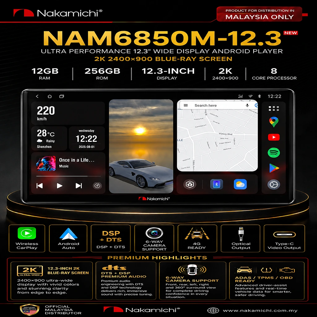 Nakamichi NAM6850M 12.3
