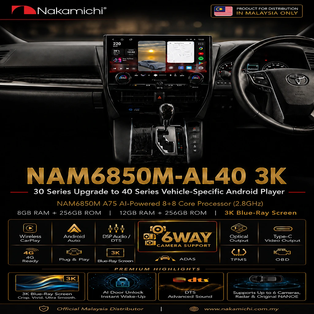 Nakamichi NAM6850M AL40 3K